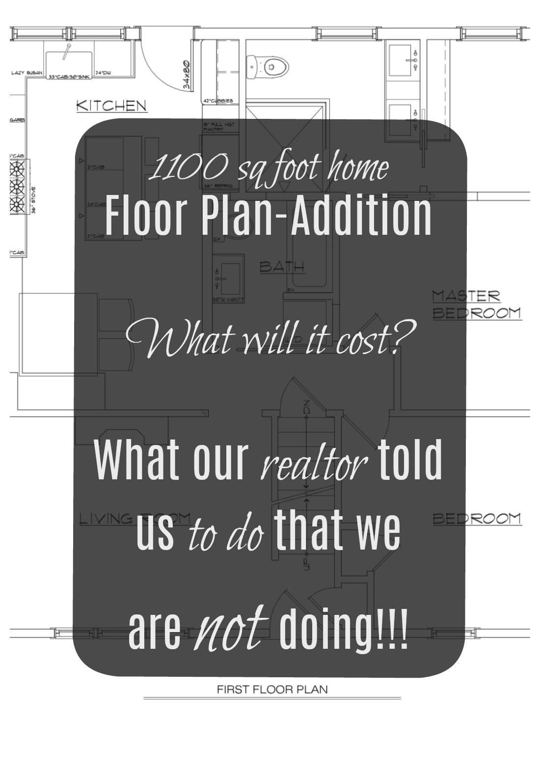 1100 sq foot- Floor Plan Addition 
