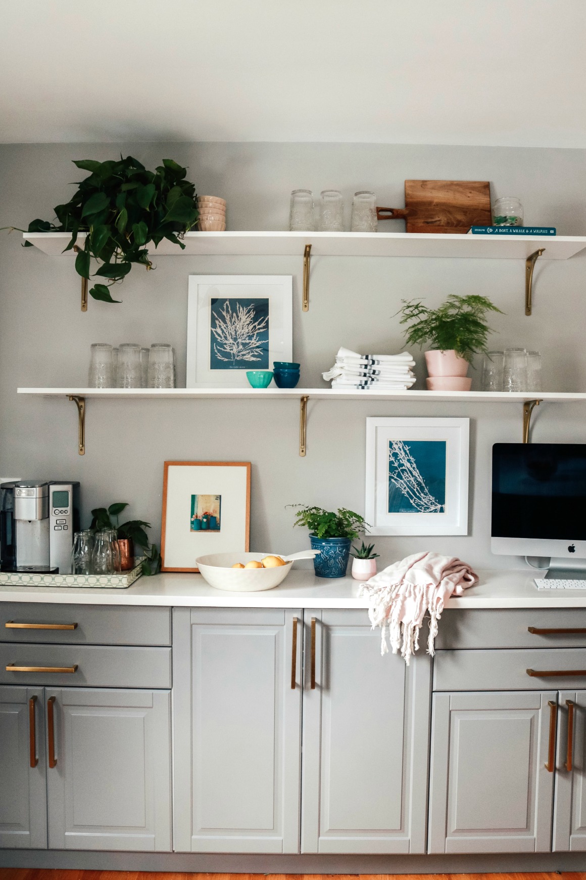 Kitchen Shelf Styling- Kitchen Shelves- Dining Room Styling Dining Room Shelves