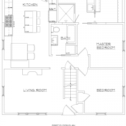 1100 sq foot- Floor Plan Addition