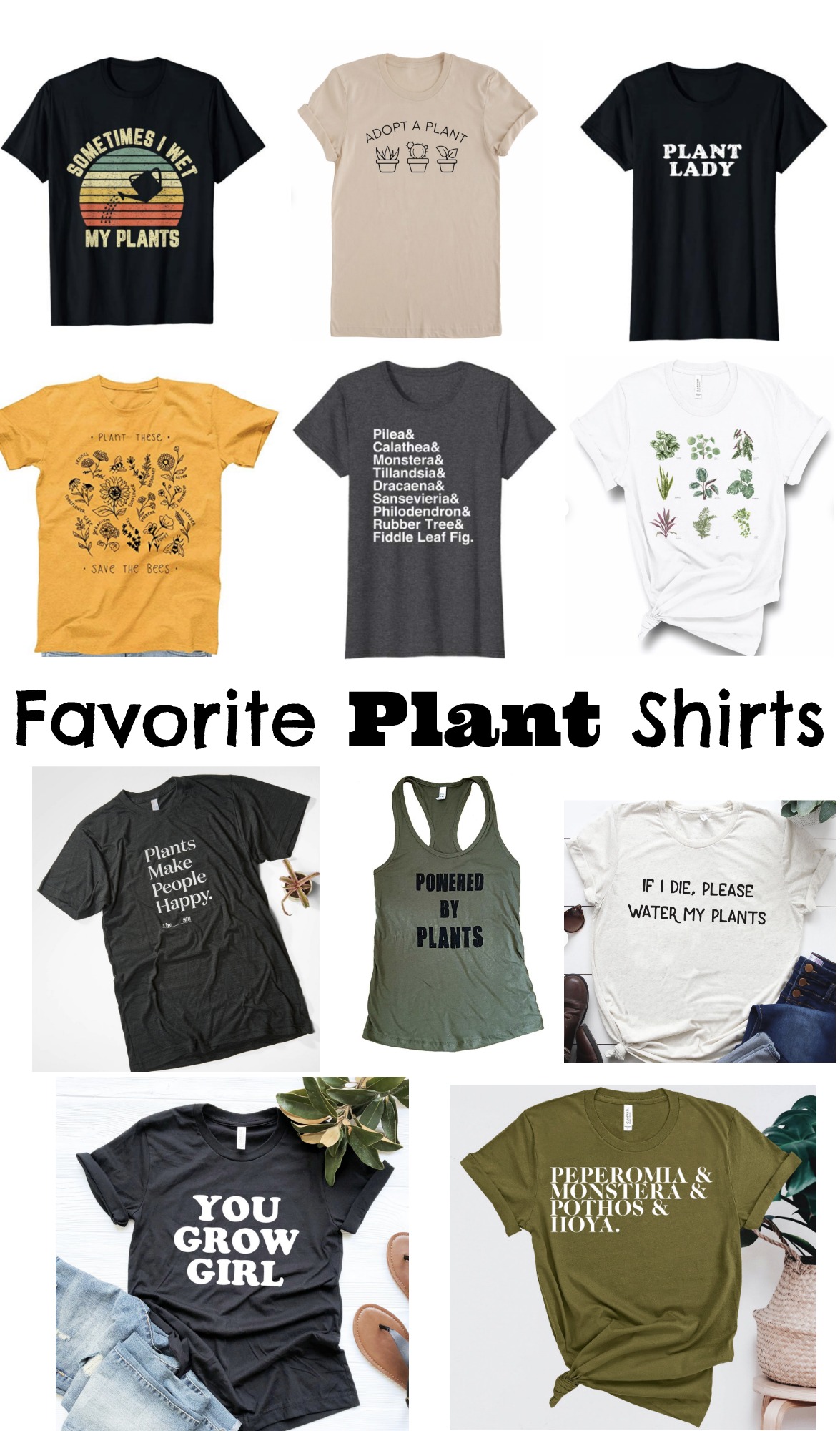Favorite Plants Shirts