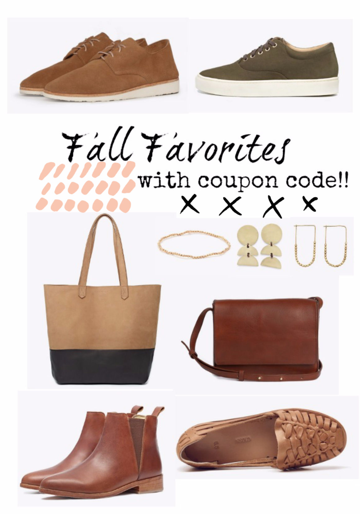 Fall Favorites- Shoes and Clothe with Coupon Code!