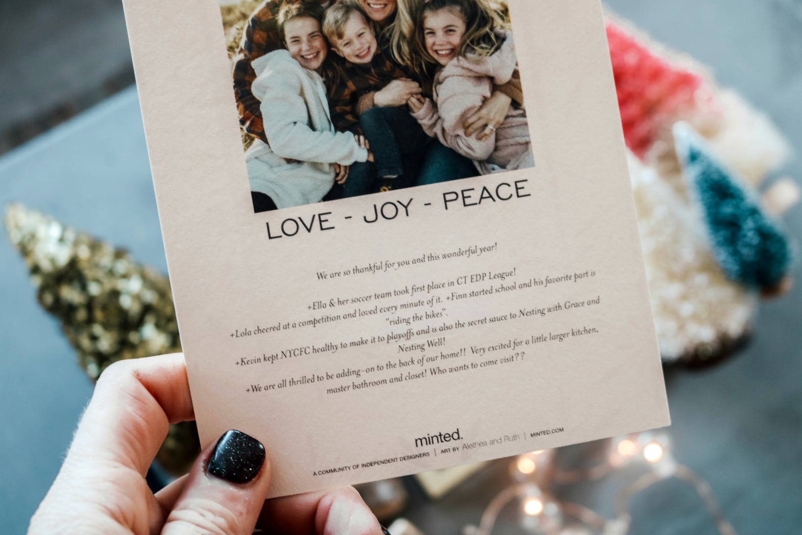 Our Christmas Cards- Family Photos