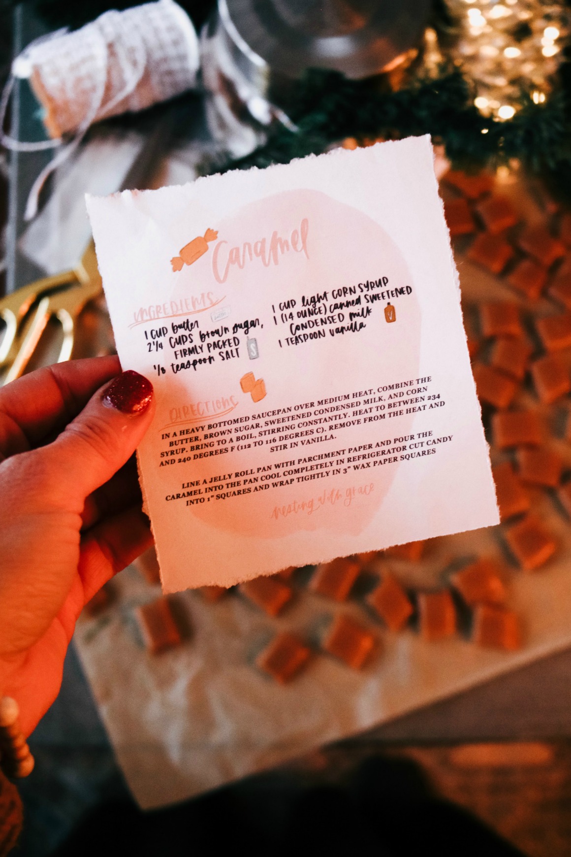 Easiest Caramel Recipe and Printable