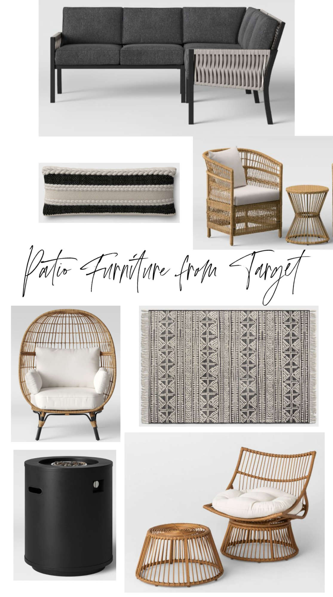 3 piece sectional patio set with fire pit on Outdoor Furniture Sources And Deck Progress Nesting With Grace