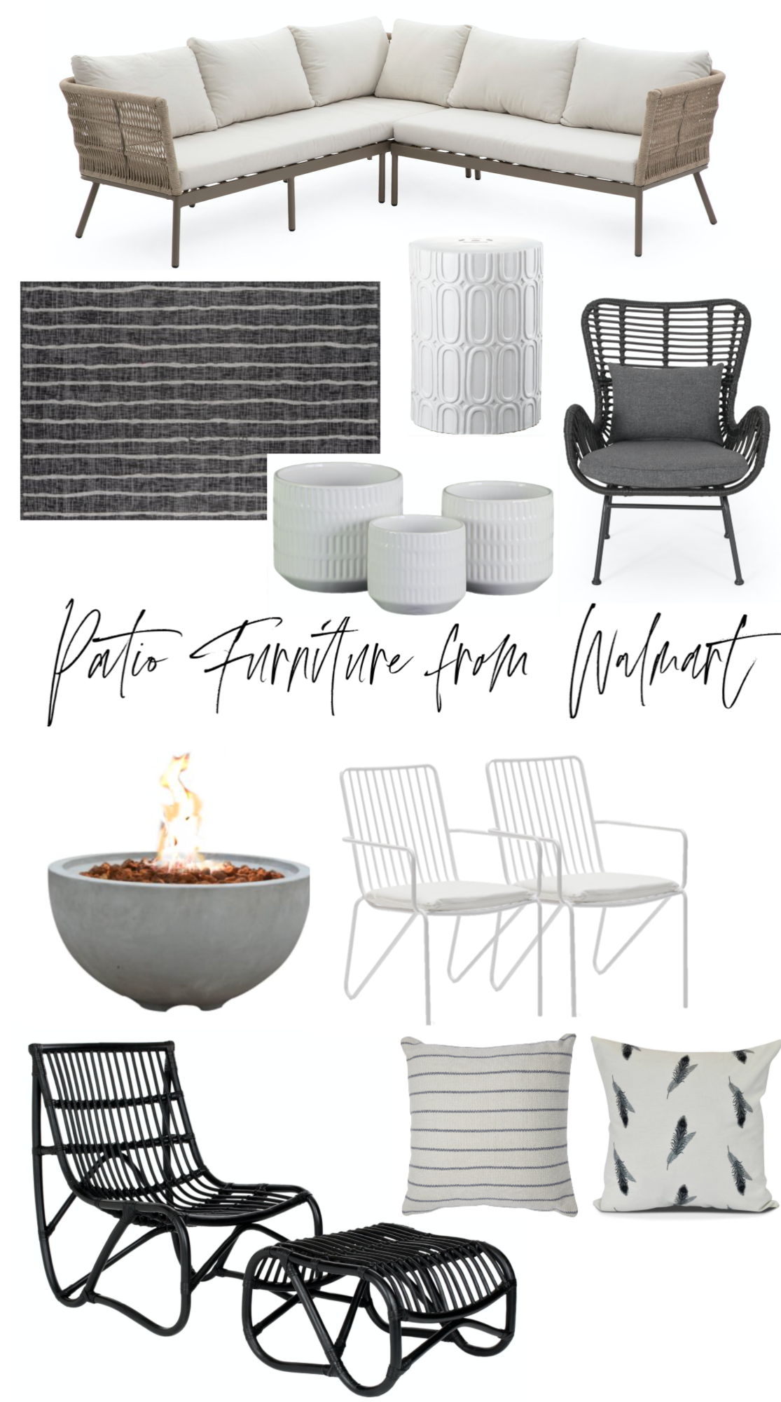 3 piece sectional patio set with fire pit on Outdoor Furniture Sources And Deck Progress Nesting With Grace