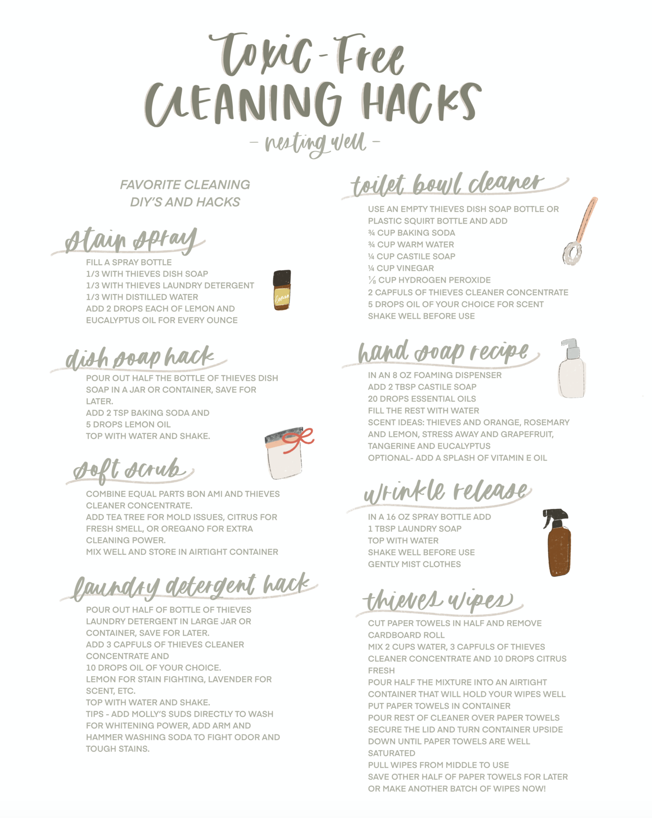 Toxic Free Cleaning Hacks