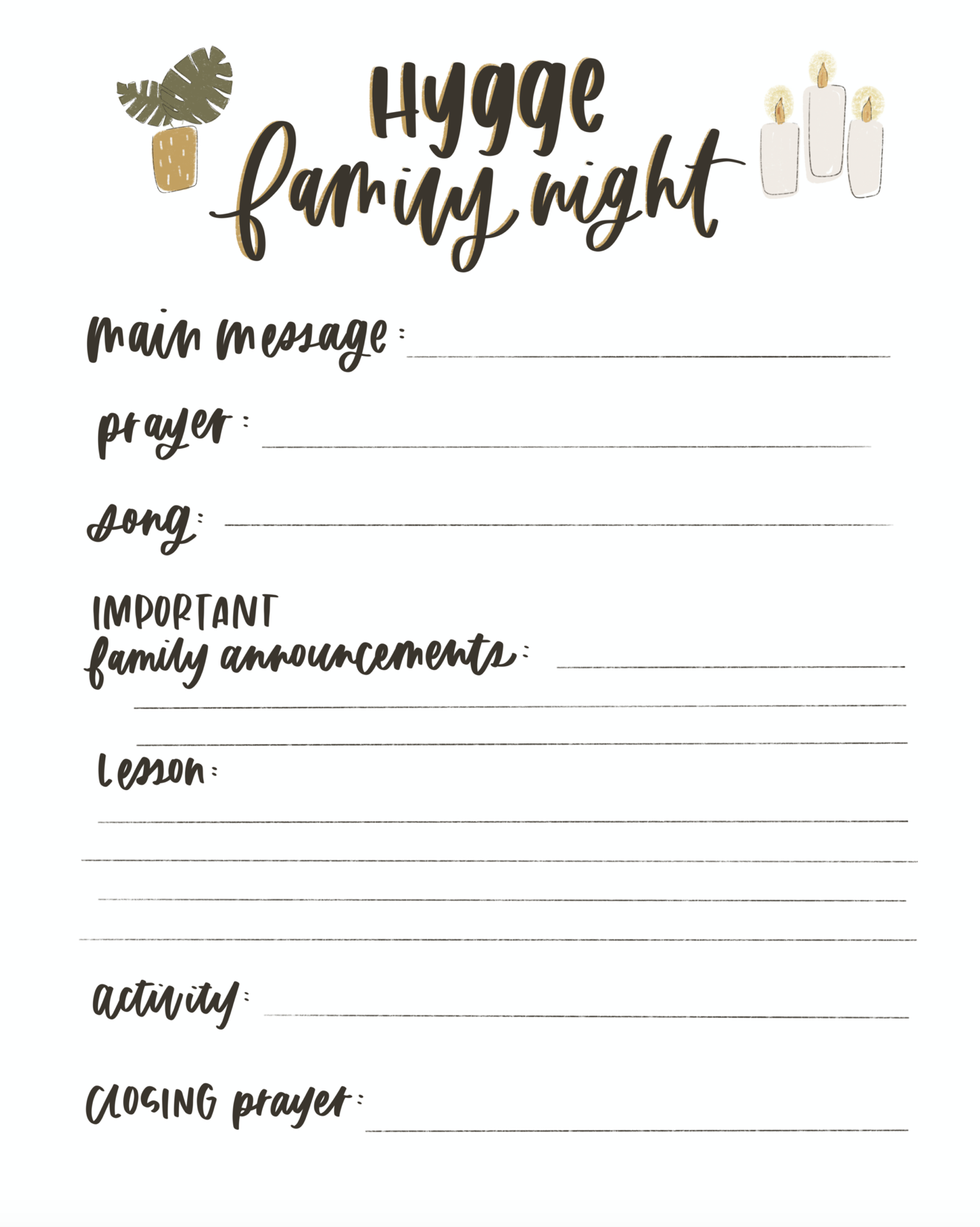 What We Do For Family Night - Steps to Successful Together Time