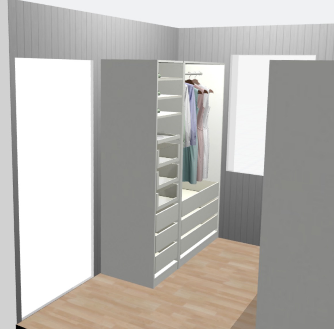 Our new Master Closet- IKEA PAX System