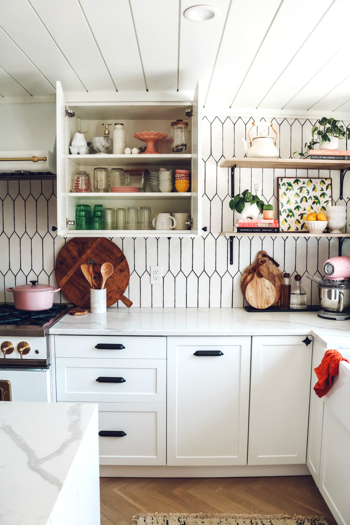 Inside our Kitchen Cabinets  Organizing Ideas   Nesting With Grace