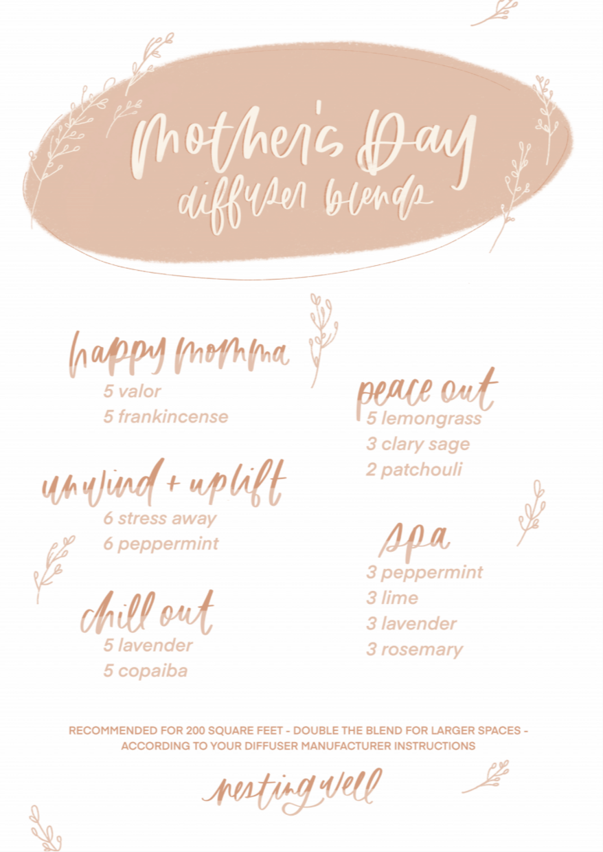 Mothers Day Diffuser Blends 