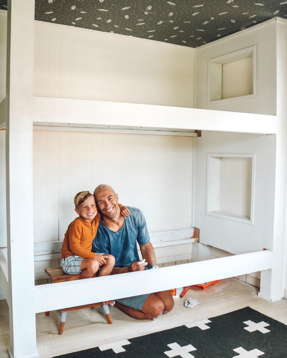 Built In Bunkbed Diy For 500 Nesting, How To Build A Bunk Bed