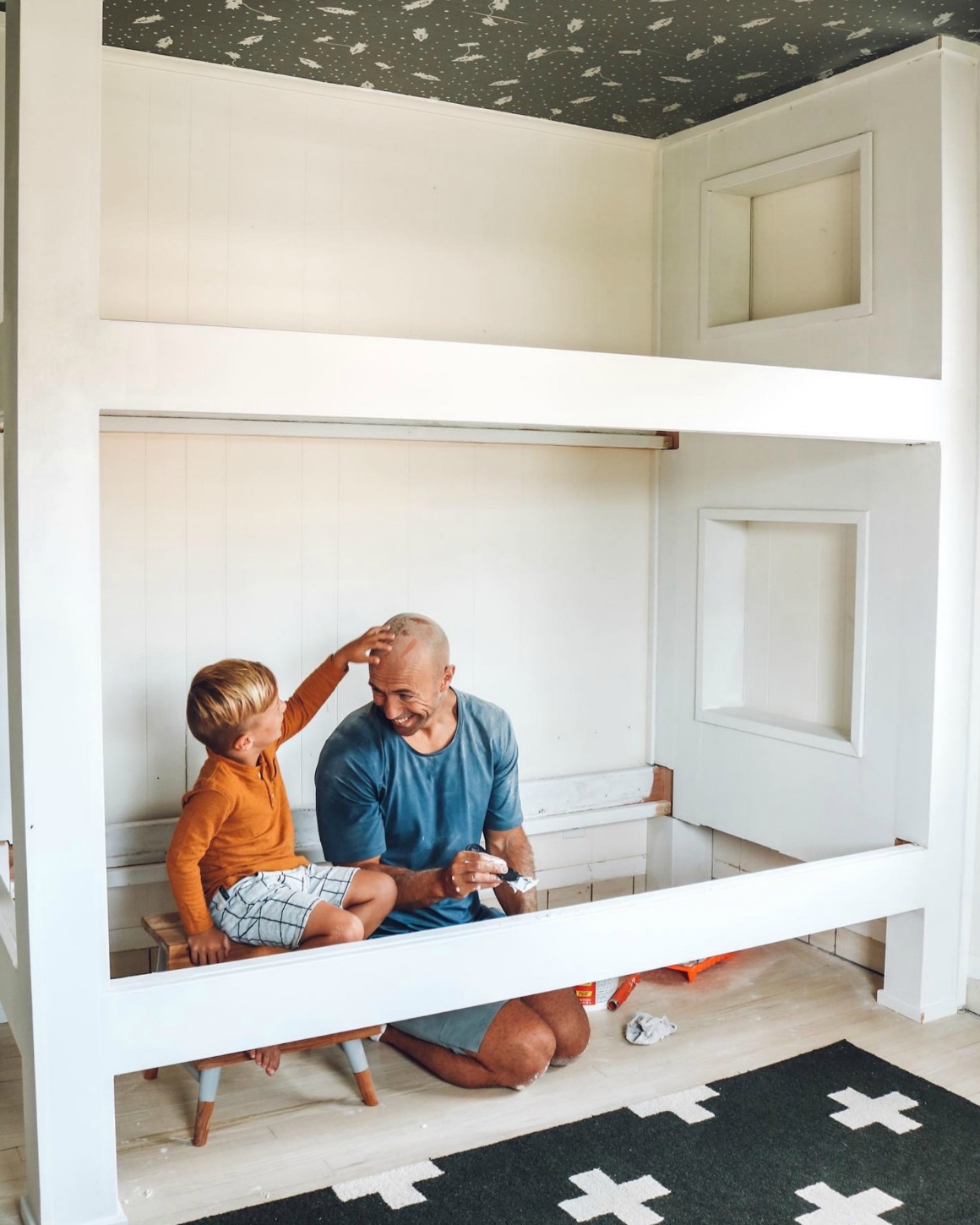 Built In Bunkbed Diy For 500 Nesting, How Much Does It Cost To Build Custom Bunk Beds