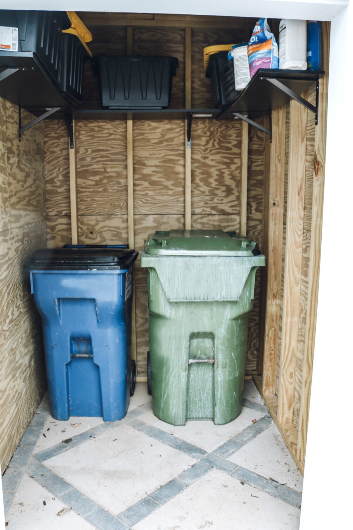 Garbage Storage, Bike Storage, Backyard storage solutions
