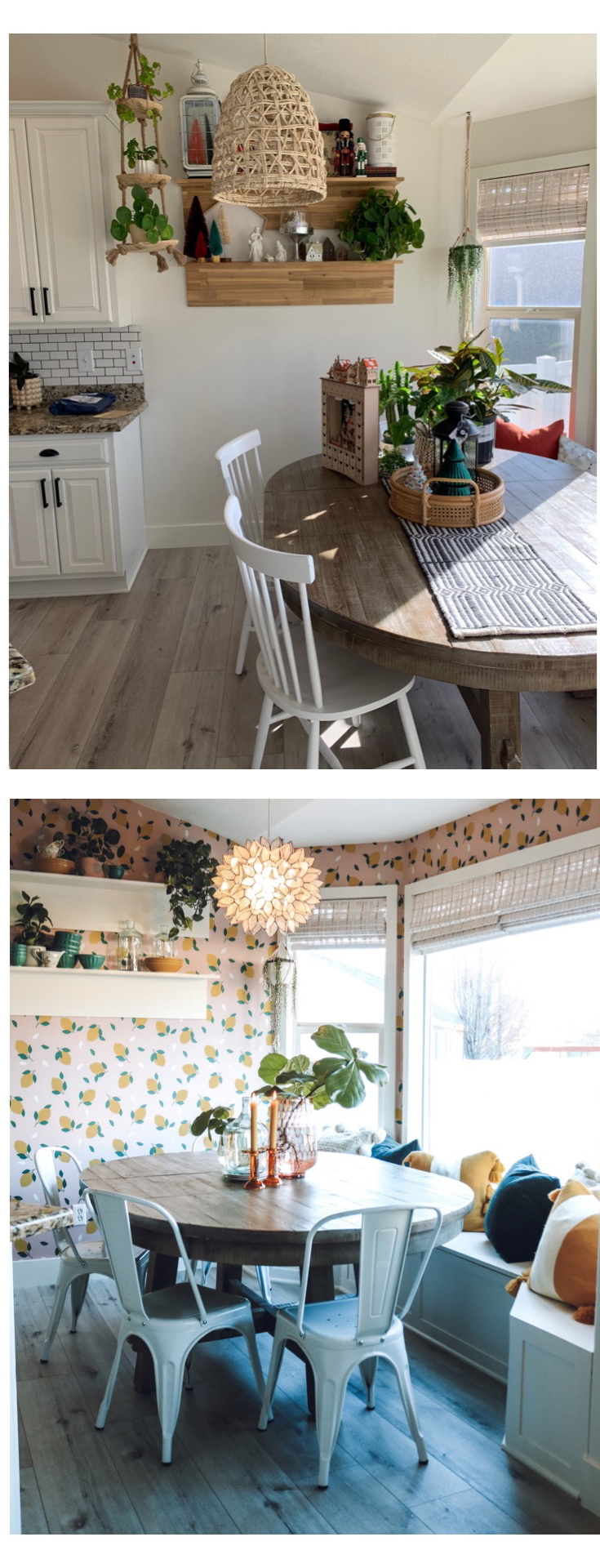 Making of a Kitchen with Removable Wallpaper