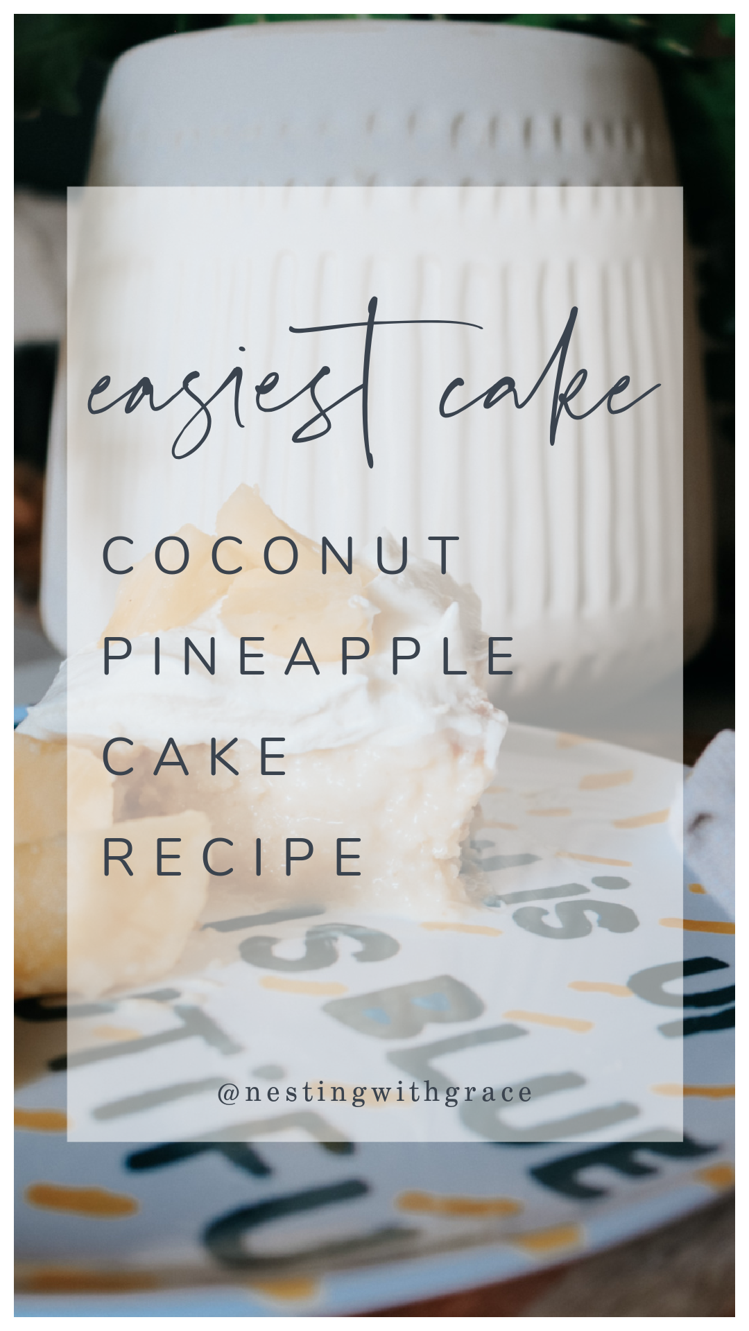 Easy Coconut Pineapple Cake Recipe Easer Cake Pineapple Cake Coconut Cake Easy Cake 