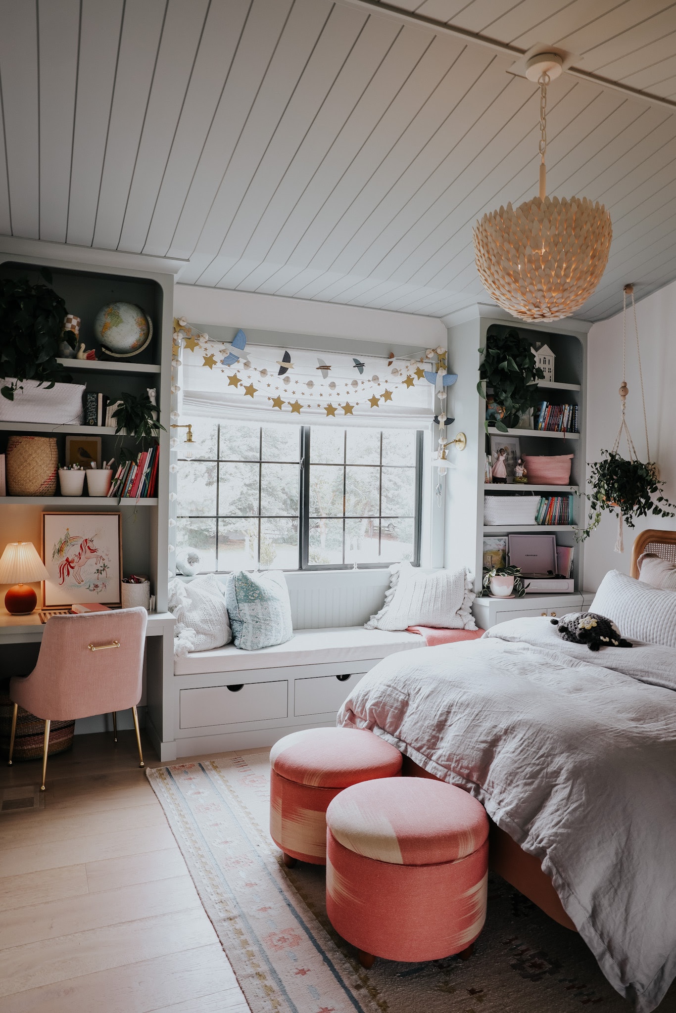 Lola's Bedroom with a View- Utah Ranch Home - Nesting With Grace