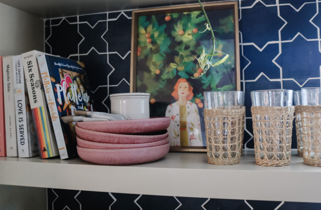 Kitchen Shelves And Shelf Styling Tips, How To Style A Bookcase With Bookshelf Only