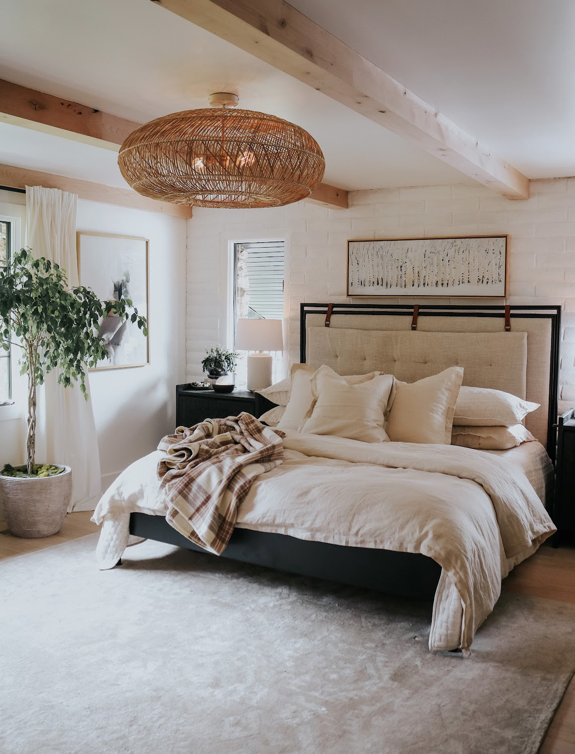 Our Bedding with Three Different Duvet Inserts - Nesting With Grace