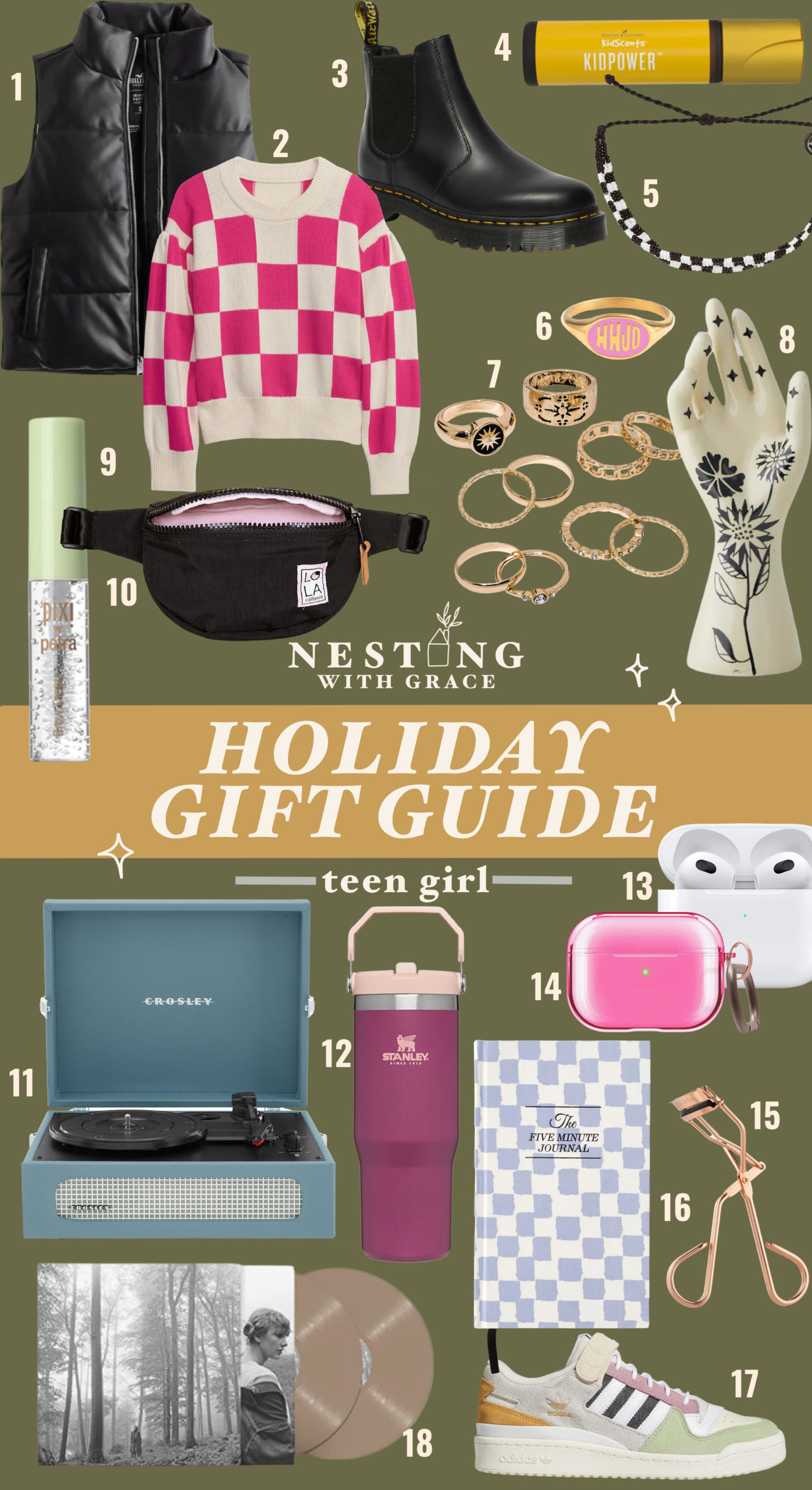 Christmas Gift Guide Teen Girls 2022 - Nesting With Grace