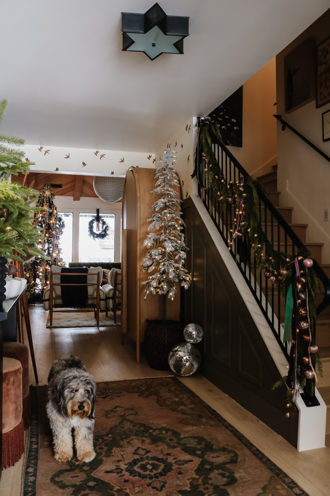 Complete Christmas Home Tour 2022 and Christmas Card Graphic - Nesting ...