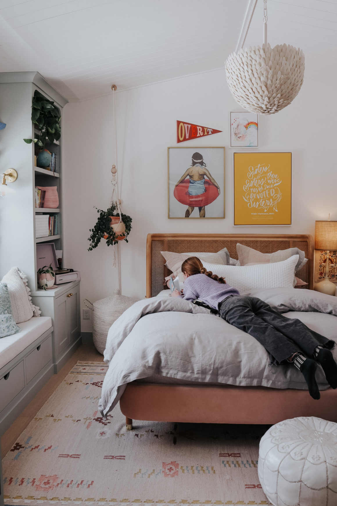 Lola's New Bedding- Seasonal Bedding Idea - Nesting With Grace