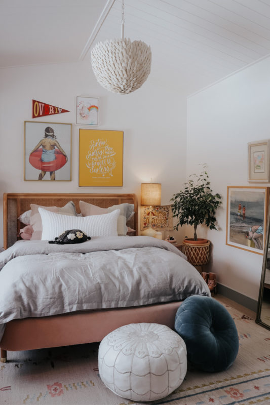 Lola's New Bedding- Seasonal Bedding Idea - Nesting With Grace