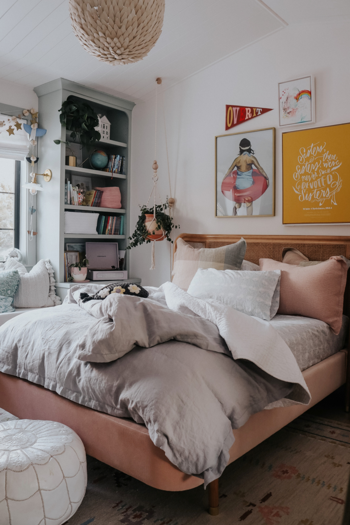 Lola's New Bedding- Seasonal Bedding Idea - Nesting With Grace
