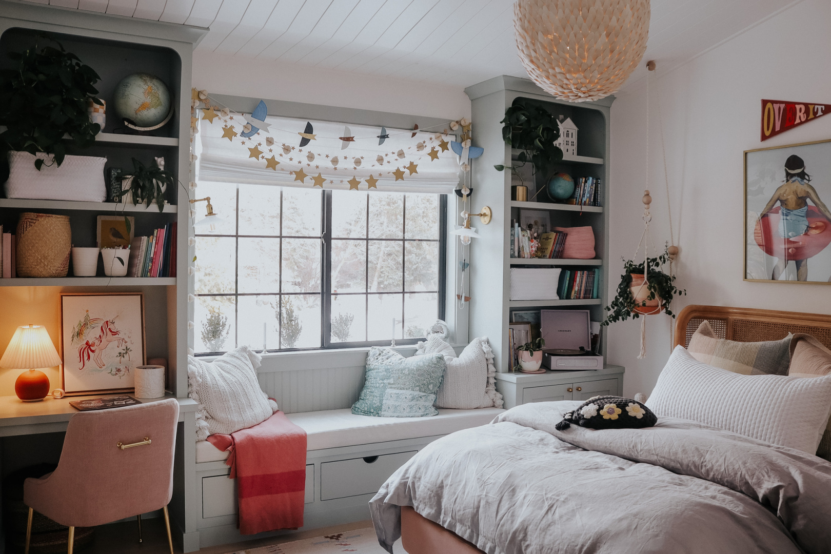 Lola's New Bedding- Seasonal Bedding Idea - Nesting With Grace
