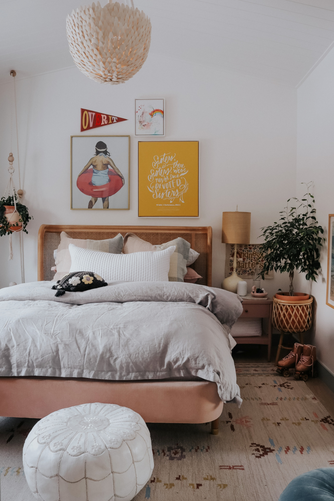 Lola's New Bedding- Seasonal Bedding Idea - Nesting With Grace