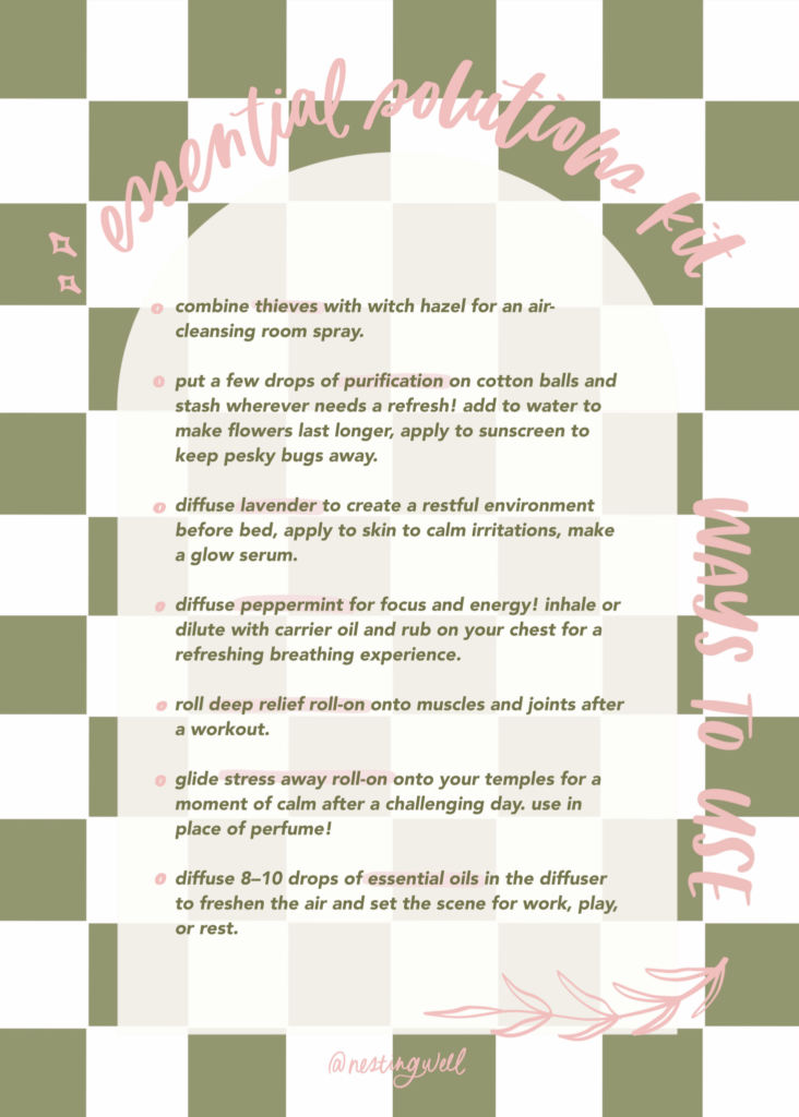 Order Your Essential Oils and Plant Based Products - Nesting With Grace