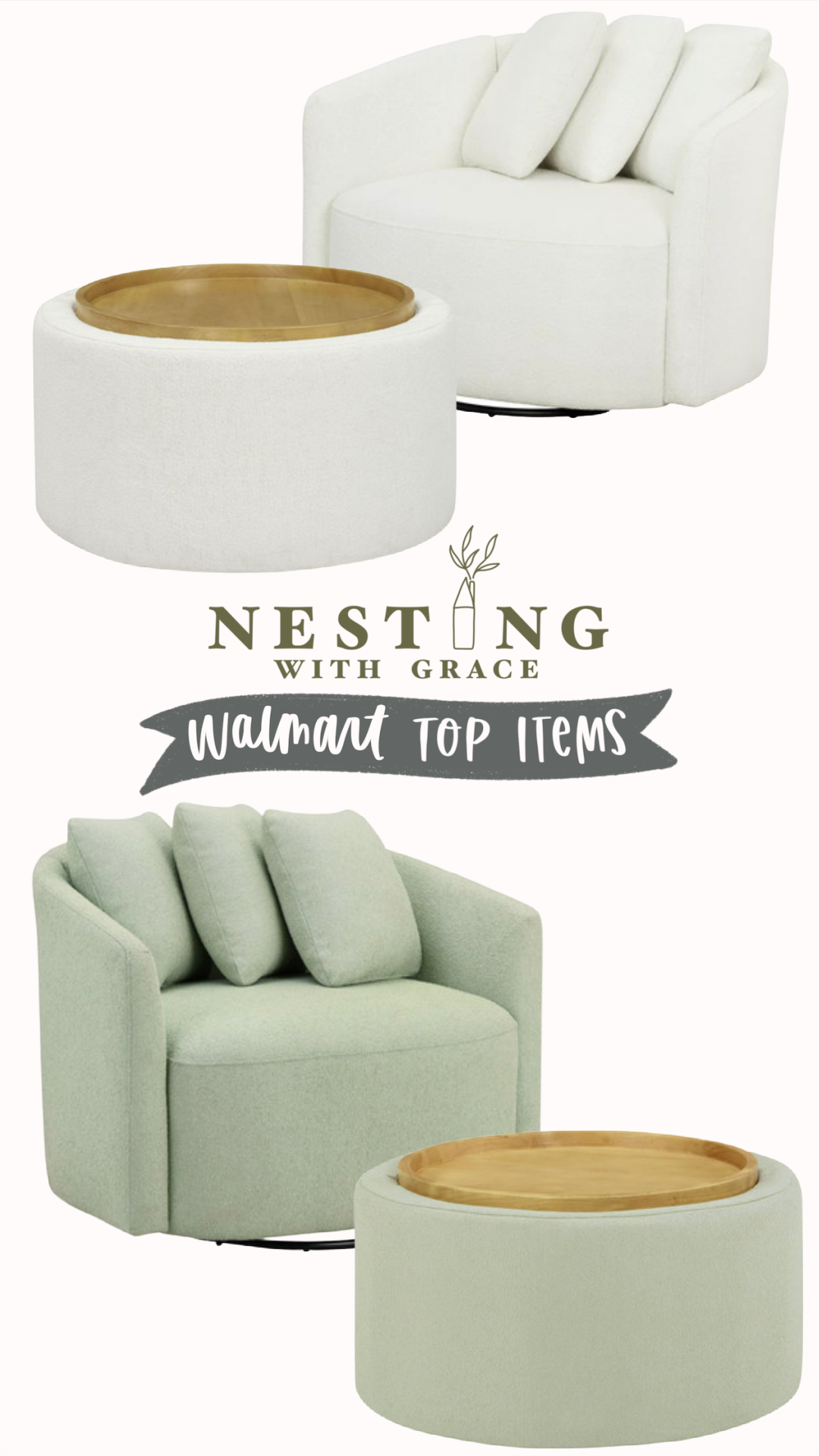 Drew Barrymore Chair Ottoman