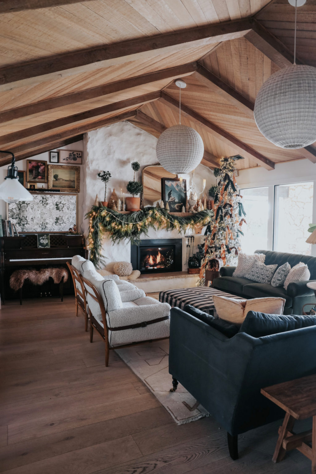 Family Room Christmas 2023 - Nesting With Grace