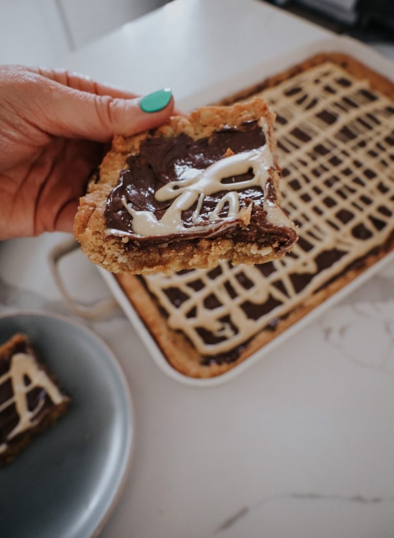Peanut Butter Bar Recipe - Nesting With Grace